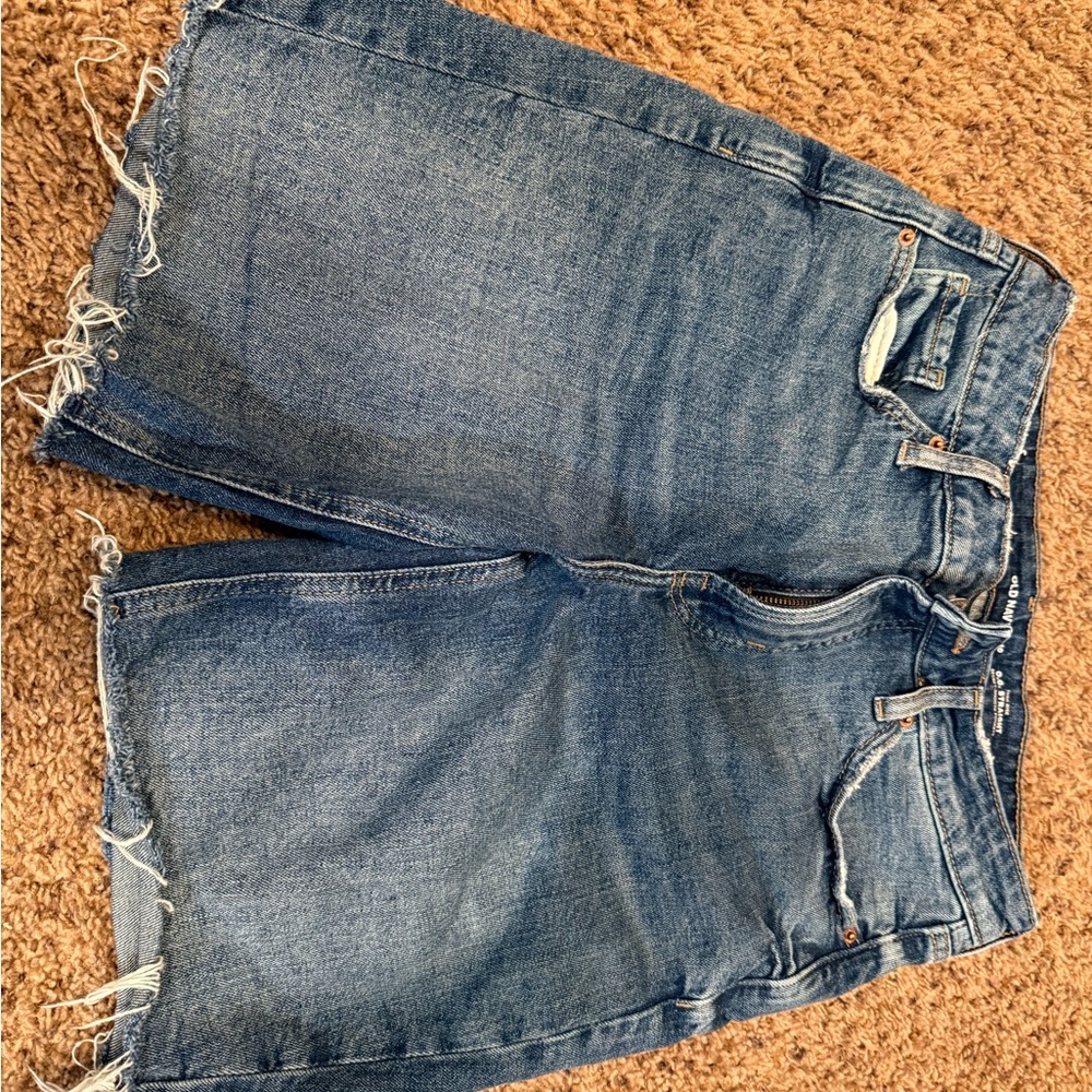 Old Navy Blue Denim Shorts 9” inseam